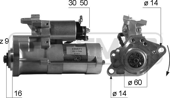 ERA 220471A - Стартер autospares.lv