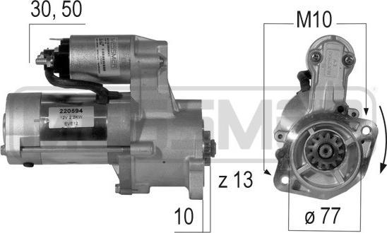 ERA 220594 - Стартер autospares.lv