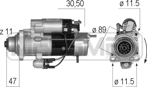 ERA 220559 - Стартер autospares.lv