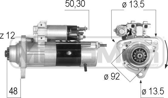 ERA 221022 - Стартер autospares.lv