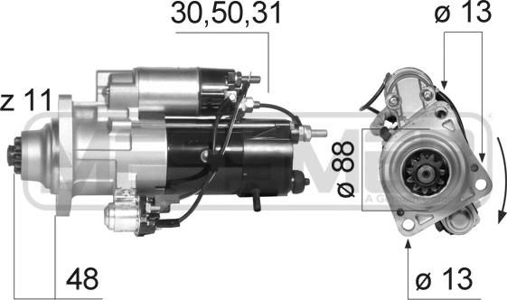 ERA 220565 - Стартер autospares.lv