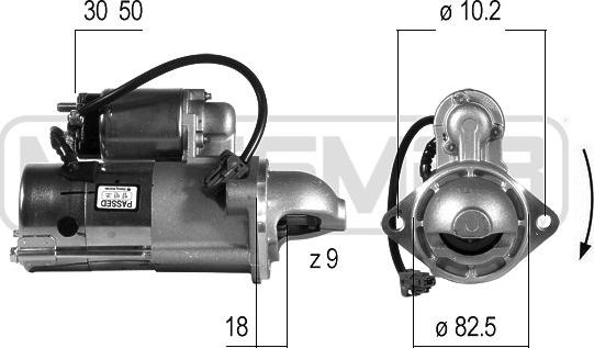 ERA 220506 - Стартер autospares.lv