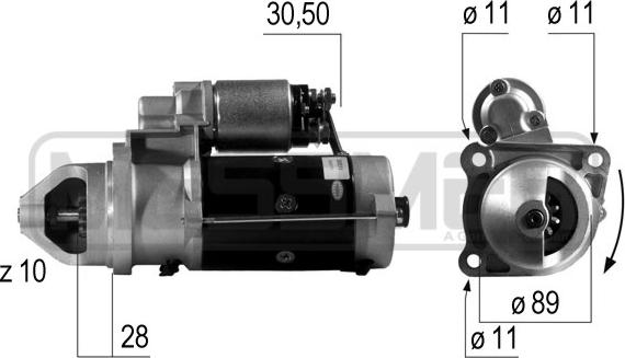 ERA 220513A - Стартер autospares.lv