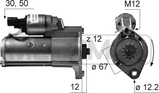 ERA 220521A - Стартер autospares.lv