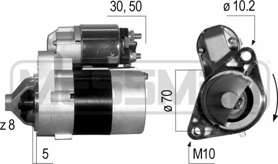 ERA 220523A - Стартер autospares.lv