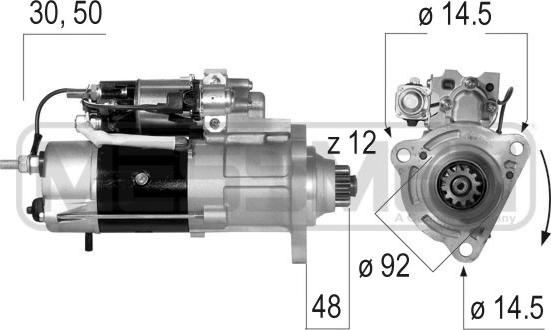 ERA 220574 - Стартер autospares.lv