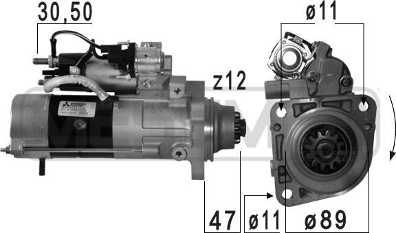 ERA 220696 - Стартер autospares.lv