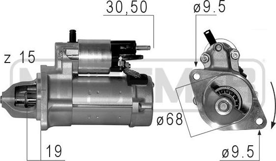 ERA 220649 - Стартер autospares.lv