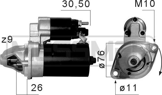 ERA 220662A - Стартер autospares.lv