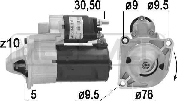 ERA 220685 - Стартер autospares.lv