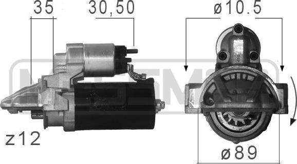 ERA 220680 - Стартер autospares.lv