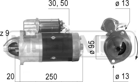 ERA 220621 - Стартер autospares.lv