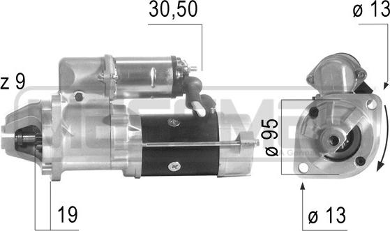 ERA 220623 - Стартер autospares.lv