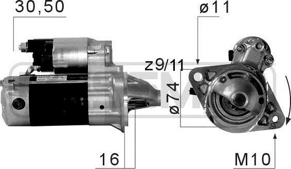 ERA 220675A - Стартер autospares.lv