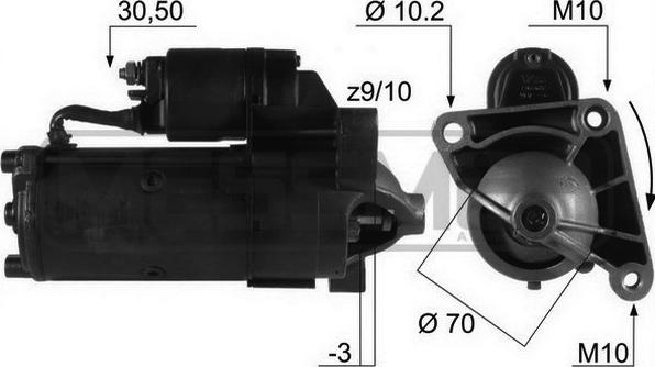 ERA 220099R - Стартер autospares.lv