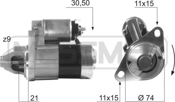 ERA 220090 - Стартер autospares.lv