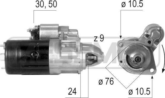 ERA 220091A - Стартер autospares.lv