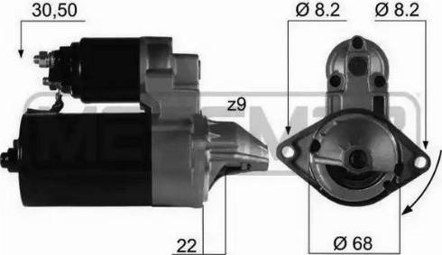 ERA 220058 - Стартер autospares.lv