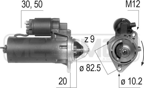 ERA 220052A - Стартер autospares.lv