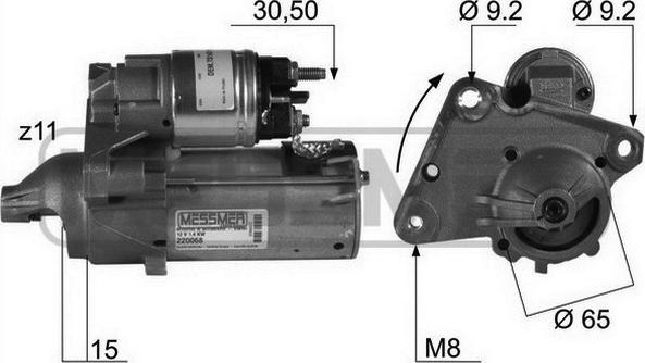 ERA 220068 - Стартер autospares.lv