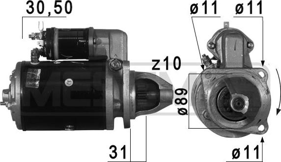 ERA 220006 - Стартер autospares.lv