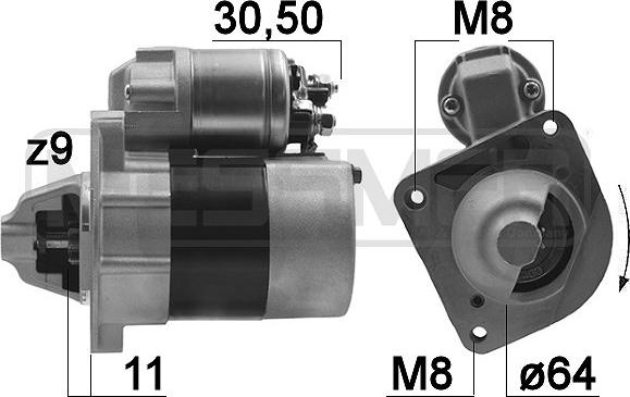 ERA 220018 - Стартер autospares.lv