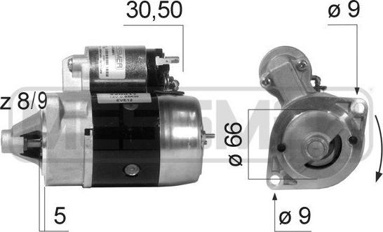 ERA 220017A - Стартер autospares.lv