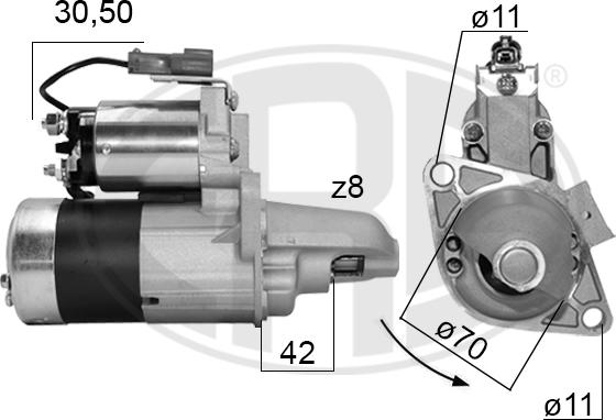 ERA 220088A - Стартер autospares.lv