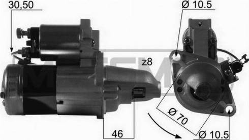 ERA 220088R - Стартер autospares.lv