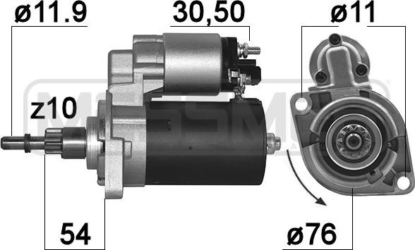 ERA 220030A - Стартер autospares.lv