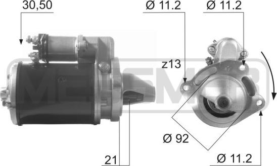 ERA 220020A - Стартер autospares.lv