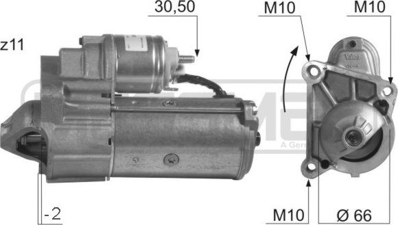 ERA 220021 - Стартер autospares.lv