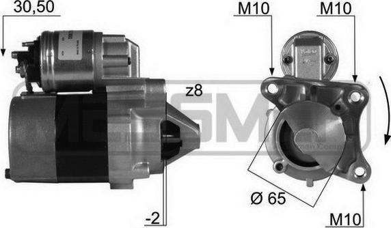 ERA 220023A - Стартер autospares.lv