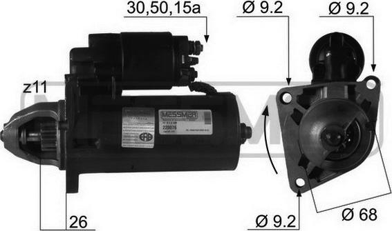 ERA 220076R - Стартер autospares.lv