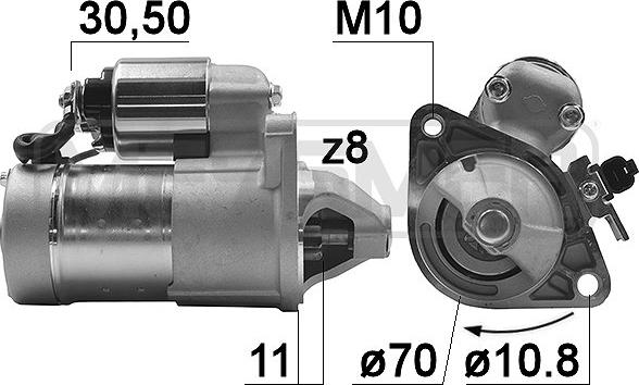 ERA 220197R - Стартер autospares.lv