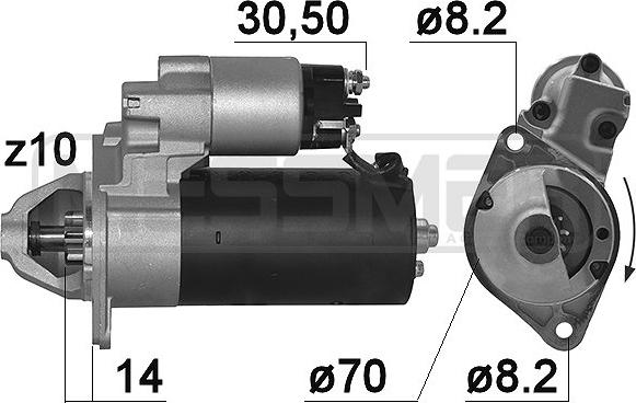 ERA 220146 - Стартер autospares.lv