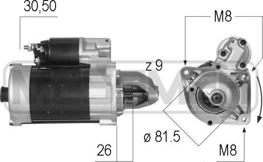 ERA 220156A - Стартер autospares.lv