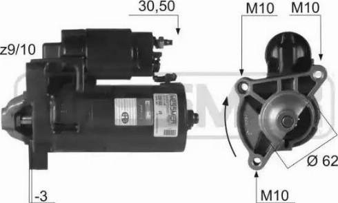 ERA 220 163 - Стартер autospares.lv