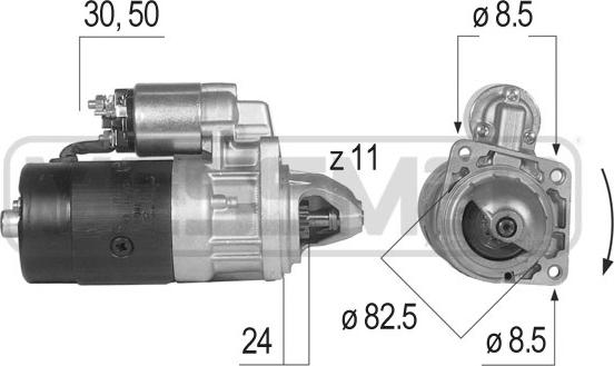 ERA 220106R - Стартер autospares.lv