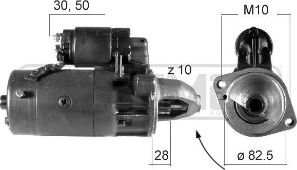 ERA 220101A - Стартер autospares.lv