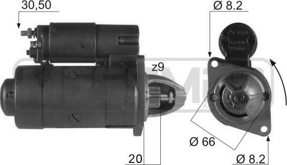 ERA 220114A - Стартер autospares.lv