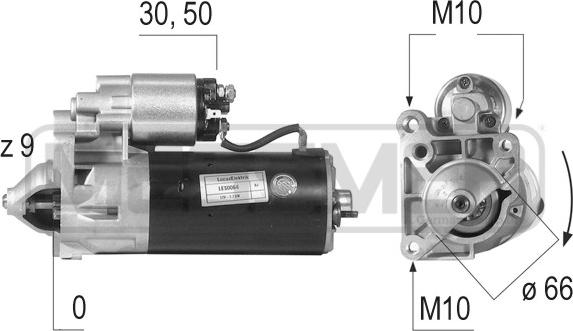 ERA 220116A - Стартер autospares.lv