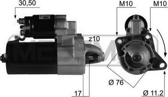 ERA 220110R - Стартер autospares.lv