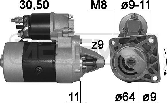 ERA 220182R - Стартер autospares.lv