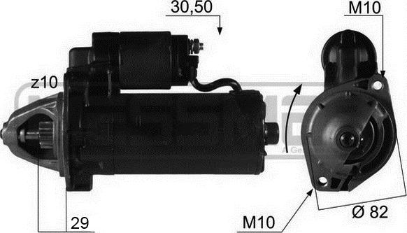 ERA 220134 - Стартер autospares.lv