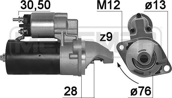 ERA 220133A - Стартер autospares.lv