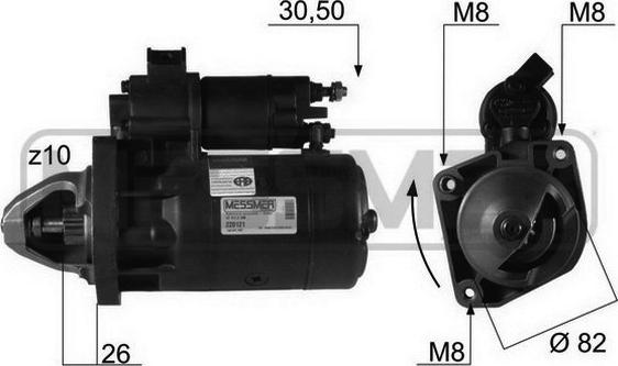 ERA 220121R - Стартер autospares.lv