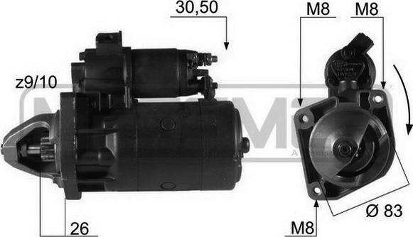 ERA 220123R - Стартер autospares.lv