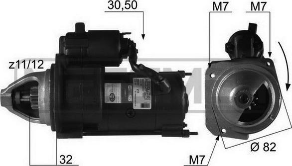 ERA 220127R - Стартер autospares.lv