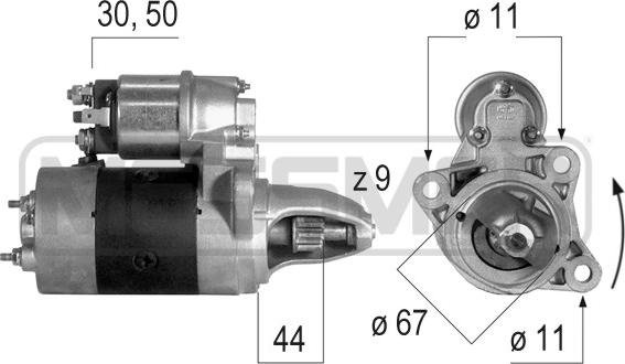 ERA 220173R - Стартер autospares.lv